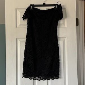 Ambiance Black Lace Dress size Medium